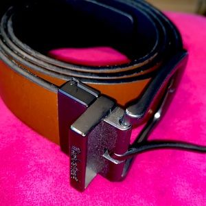 Timberland reversible belt. Black/brown